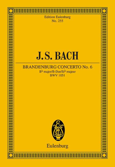 Brandenburg concerto No.6, BWV.1051 (Study score)