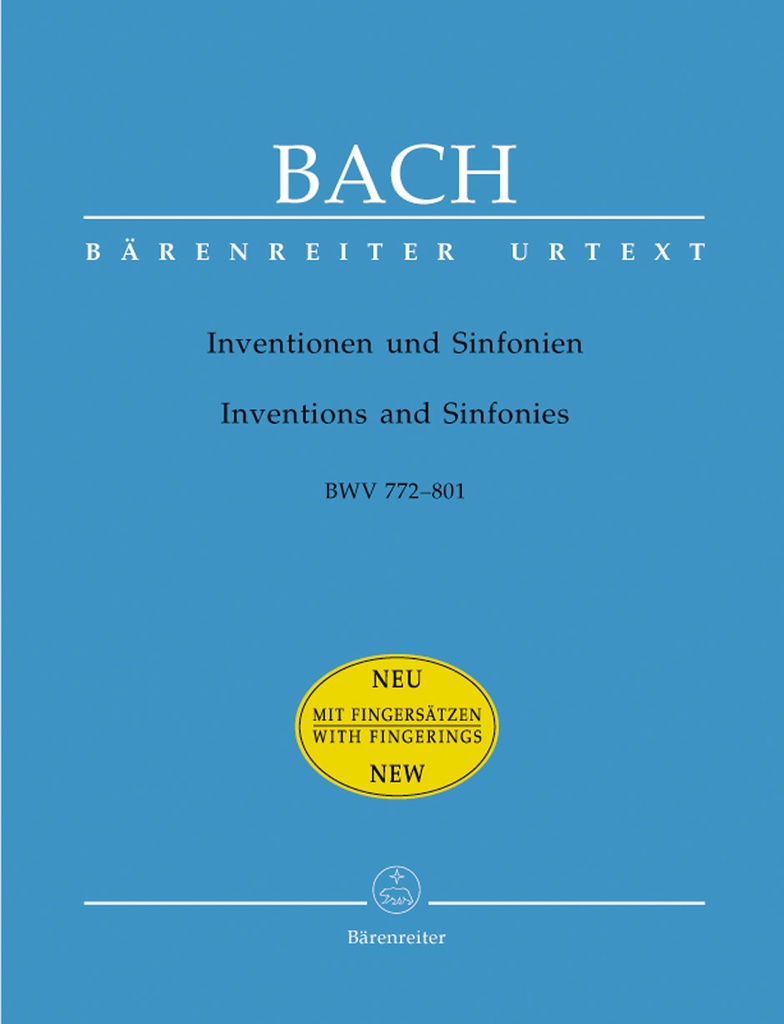 Inventions and Sinfonias, BWV.772-80 (With fingerings)