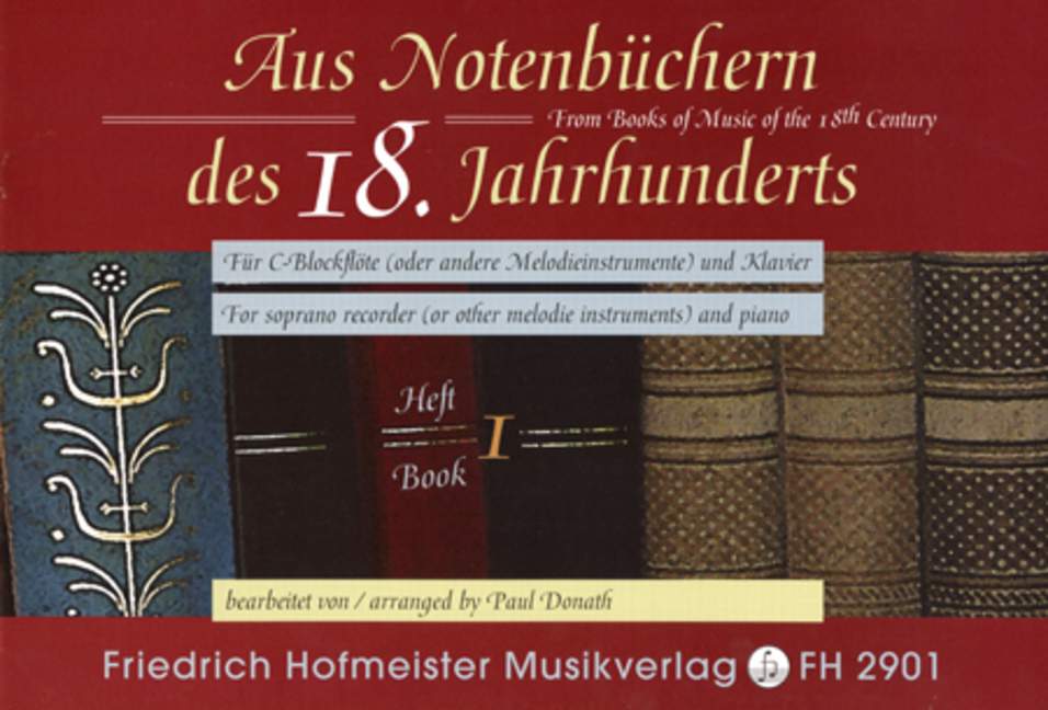 Aus Notenbuchern des 18.Jahrhunderts - 1