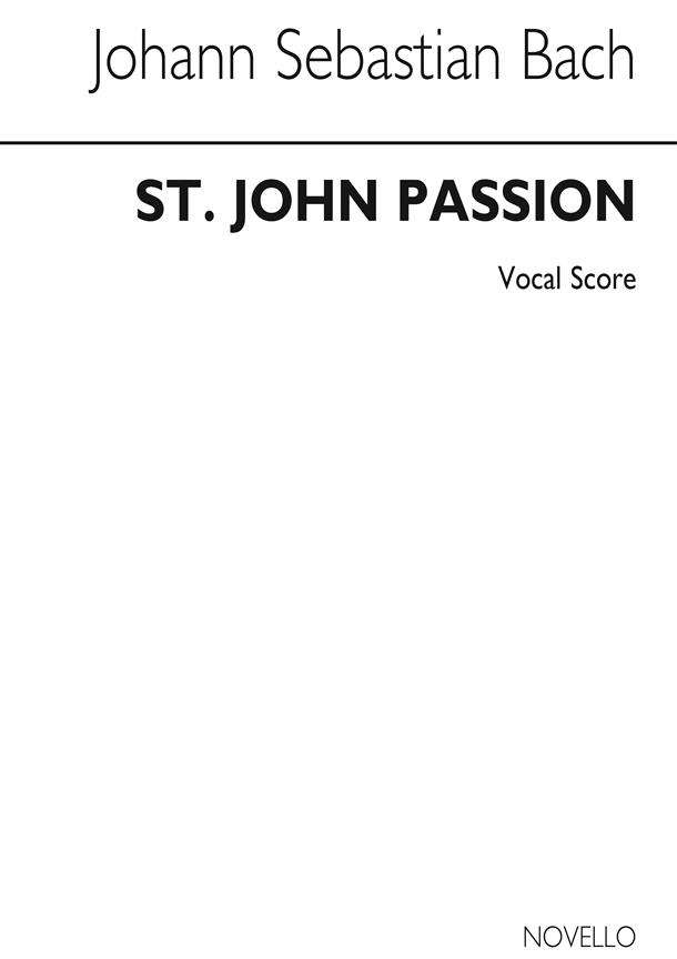 St.John Passion (Vocal Score)