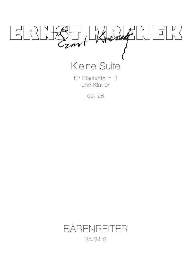 Kleine Suite, Op.28