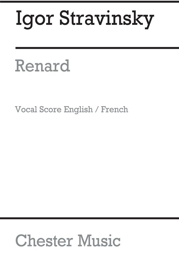 Renard (Vocal score)