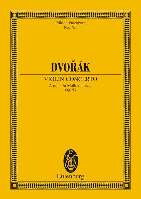 Violin concerto, Op.53 (Study score)