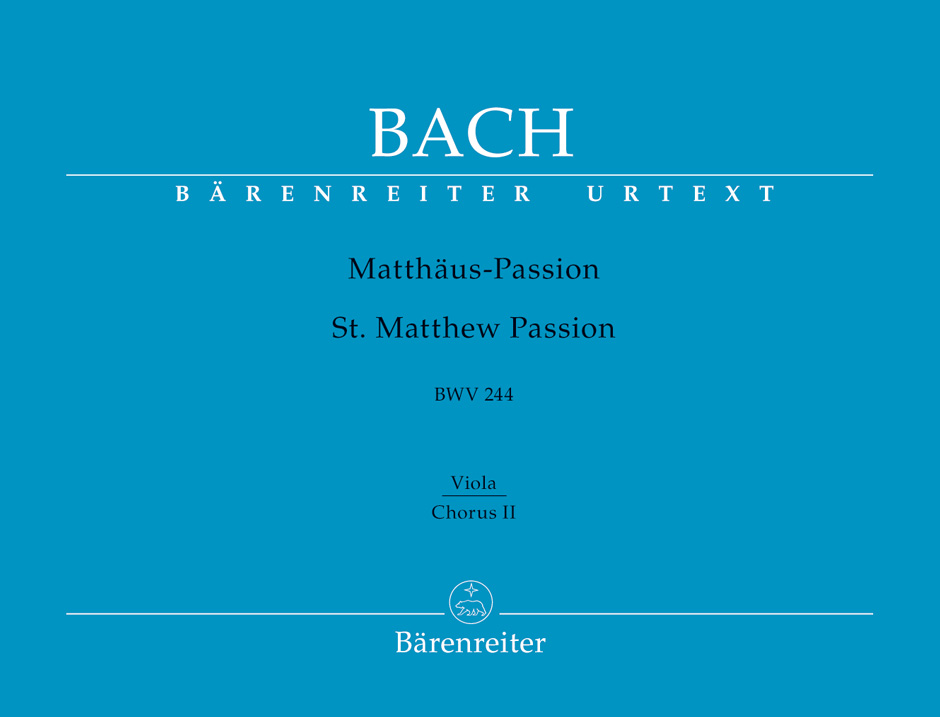 Matthaus-Passion, BWV.244 (Chorus 2 - Viola)