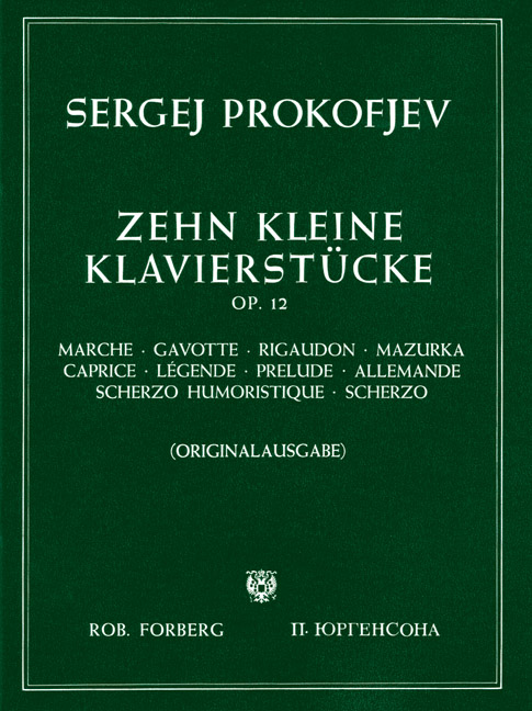 10 Kleine Klavierstücke, Opus 12