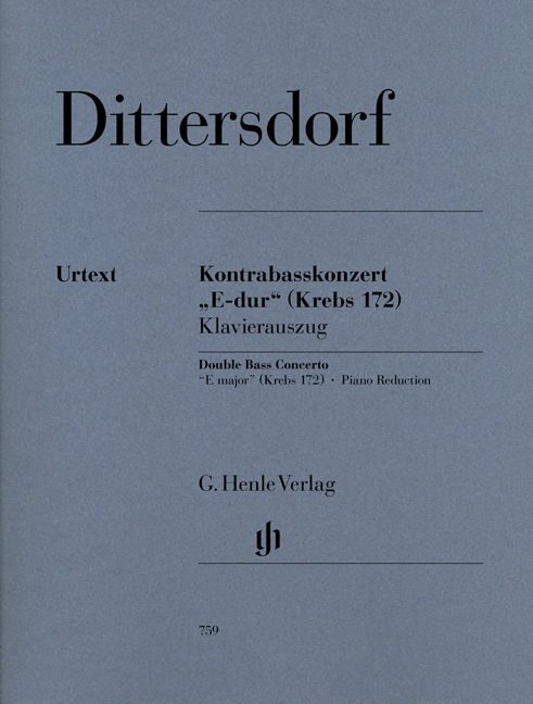 Kontrabasskonzert E-dur (Krebs 172)