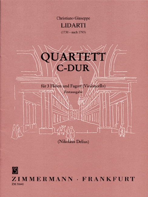 Quartett C-Dur fur 3 Floten und Fagott