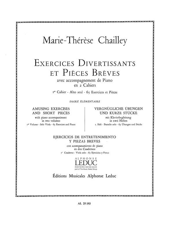 Exercices Divertissants et Pièces Brèves