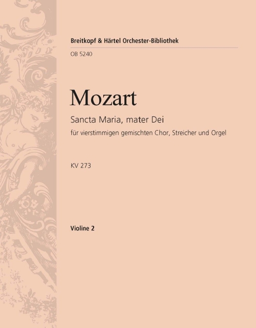 Sancta Maria, mater Dei, KV.273 (Violin 2)