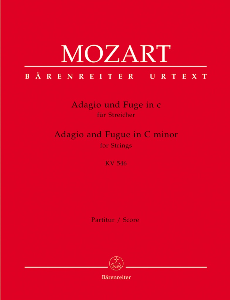 Adagio und Fuge in c, KV.546 (Score & parts)