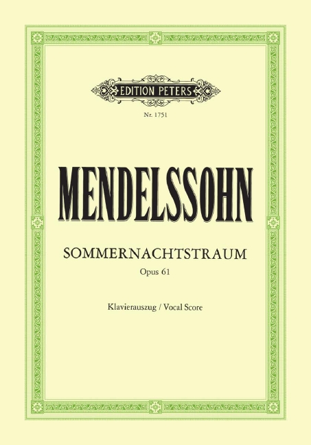 Sommernachtstraum, Op.61 (Piano reduction)