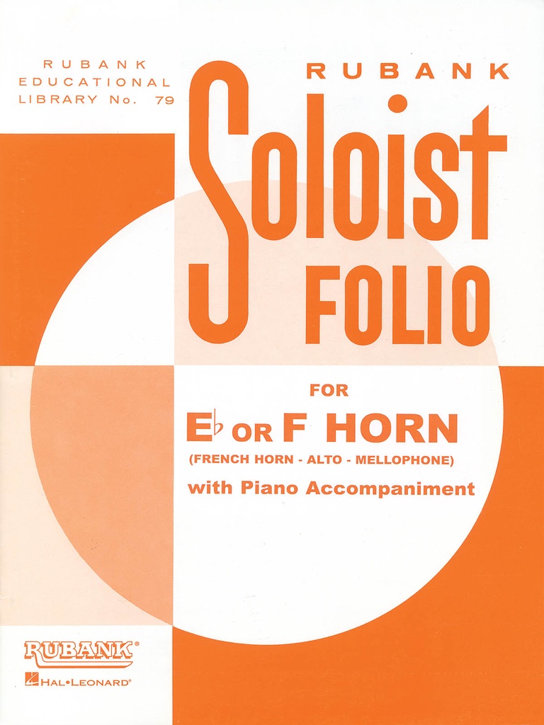 Soloist folio for Eb or F horn