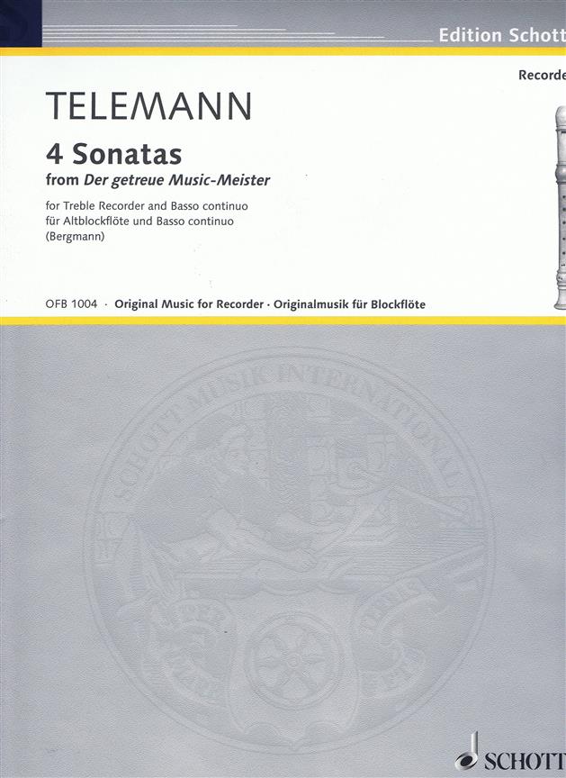 Sonatas nrs.1-4 aus Der getreue Musikmeister