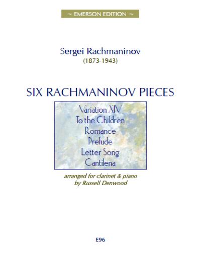 6 Rachmaninov pieces