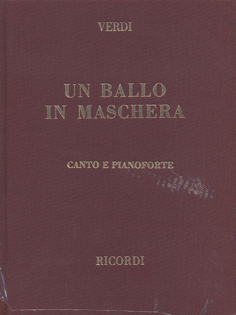 Un Ballo in Maschera (Canto e piano)