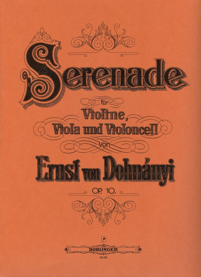 Serenade, Op.10 (Set of parts)