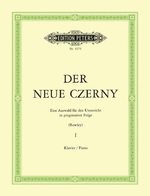 Der Neue Czerny - Band 1