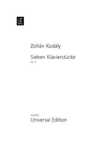 7 Klavierstucke, Op.11