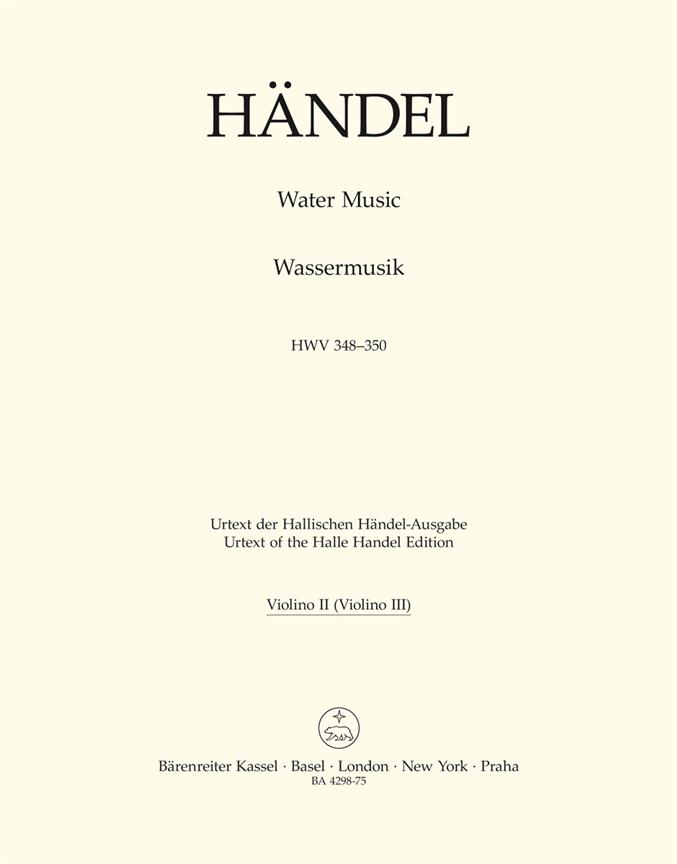 Water Music, HWV.348-350(Violin 2)