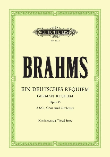 Ein Deutsches Requiem (Piano reduction)