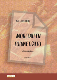 Morceau en forme d'alto