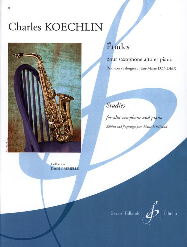 Etudes pour Saxophone Alto et Piano