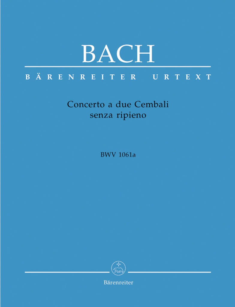 Concerto a Due Cembali Senza Ripieno, BWV. 1061a (Piano reduction)