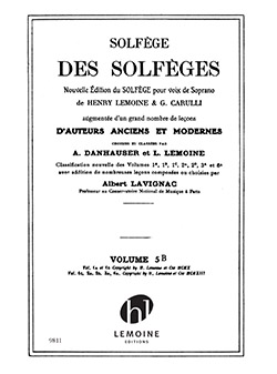 Solfège des Solfèges - Vol.5b