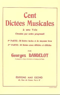 100 Dictées musicales à 1 voix