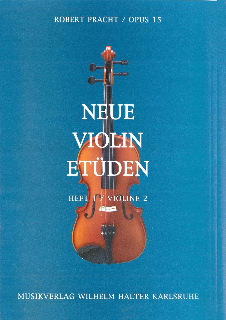 Neue Violin Etüden, Opus 15 - Heft 1 (Violine 2)