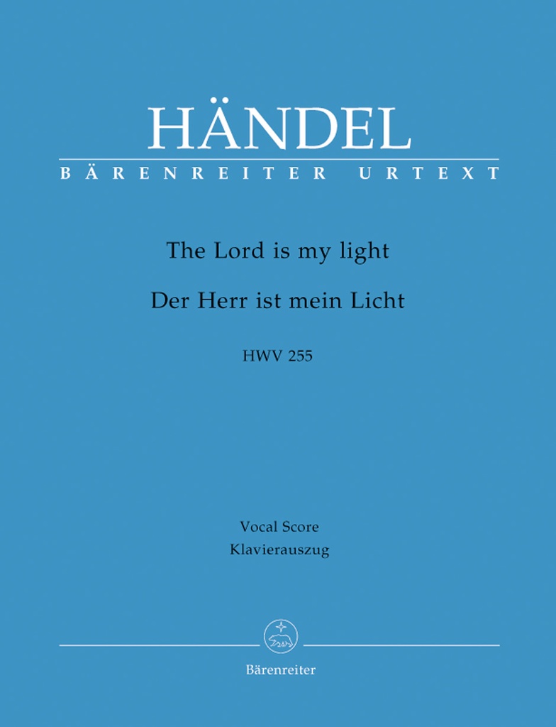 The Lord is my light, HWV.255 (Piano reduction)