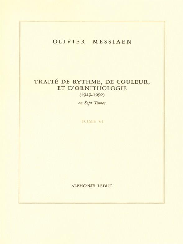 Traité de rythme, de couleur - Vol.6