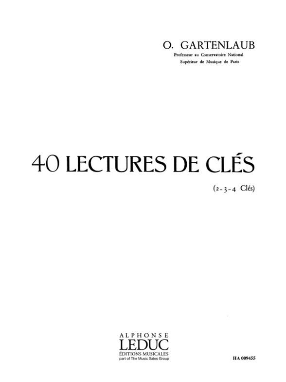 40 Lectures de clés