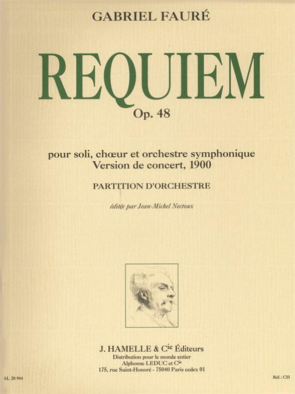 Requiem, Op.48 (Full score - version 1900)