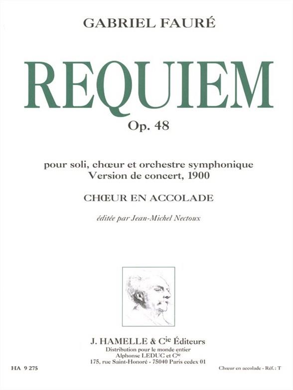 Requiem, Op.48 (Choeur en accolade)