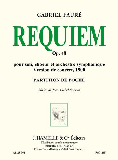 Requiem, Op.48 (Partition de poche) (1900)