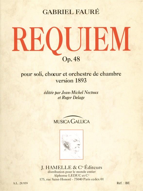 Requiem, Op.48 (Partition de poche) (1893)