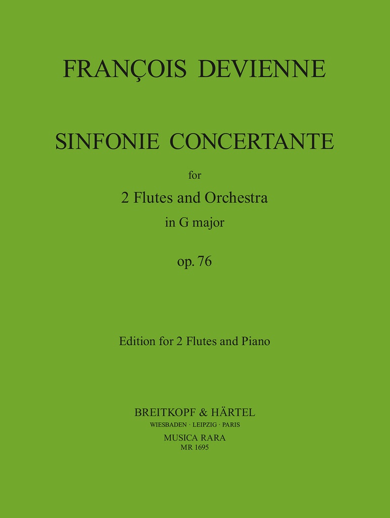 Sinfonie Concertante in G major, Op.76 (Piano reduction)