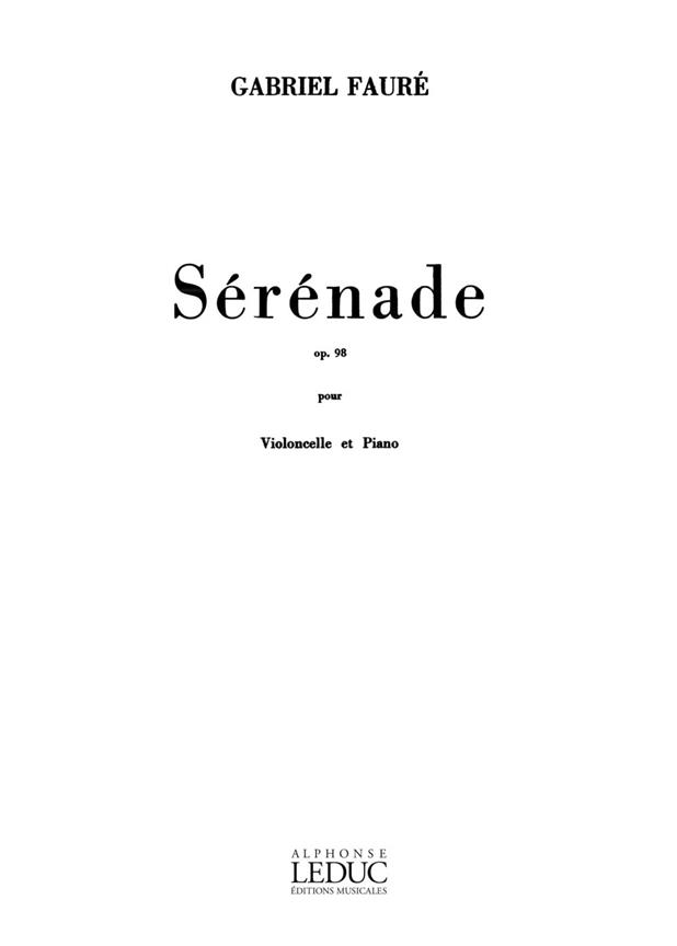 Sérénade, Op.98