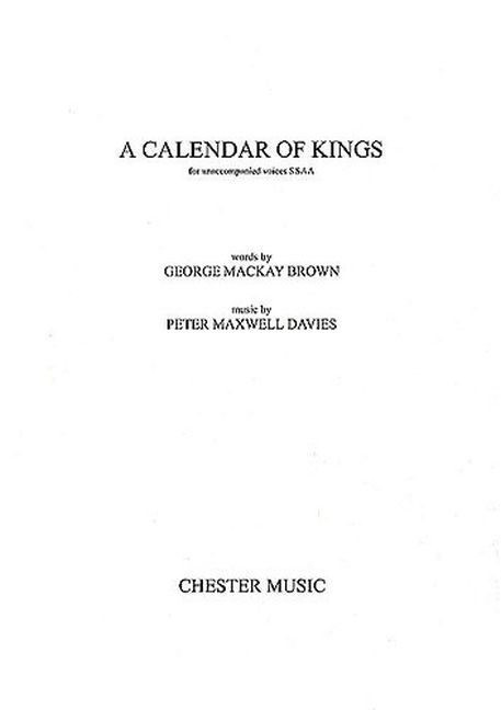 A calendar of kings