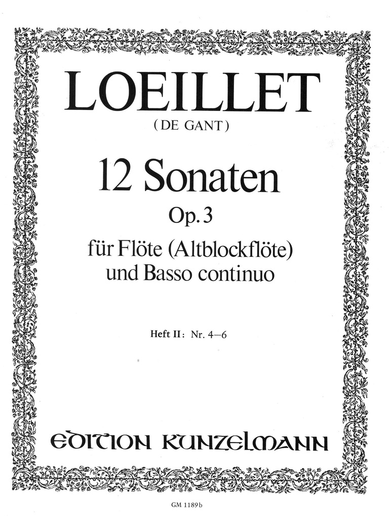 12 Sonaten, Op.3 - Vol.2 (Nos.4-6)