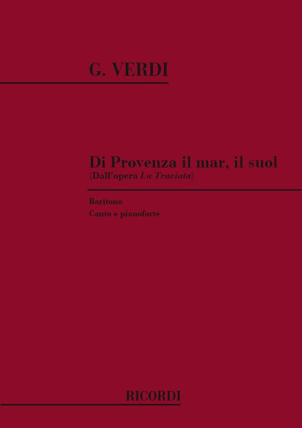 Di Provenza il Mar (From: La Traviata)