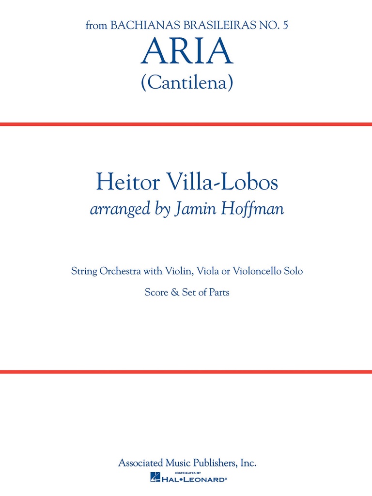 Aria from Bachianas Brasileiras No.5 (Score & parts)