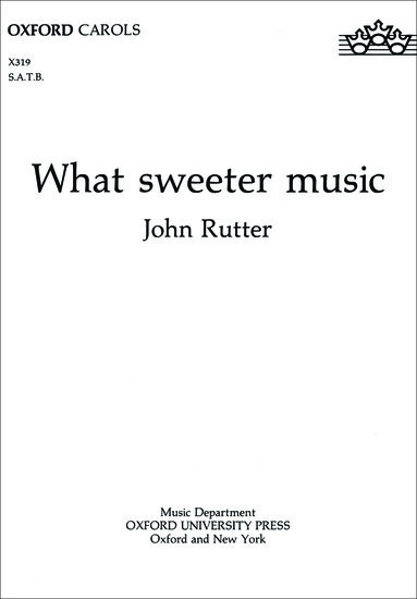 What sweeter music (Vocal score)