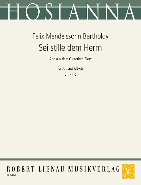 Sei stille dem Herrn (Aus: Elias)