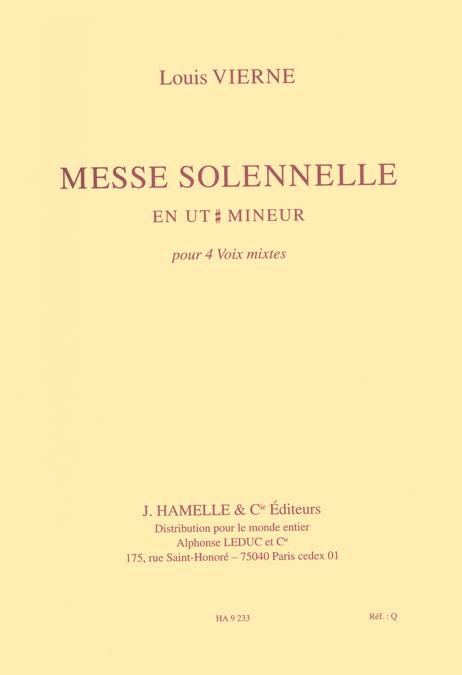 Messe Solennelle, Op.16 (Choeur sans accompagnement)