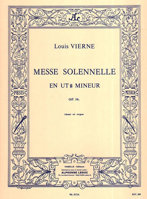 Messe solennelle, Op.16 (Partition in 4)