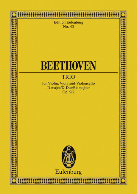 String trio, Op.9/2 (Study Score)