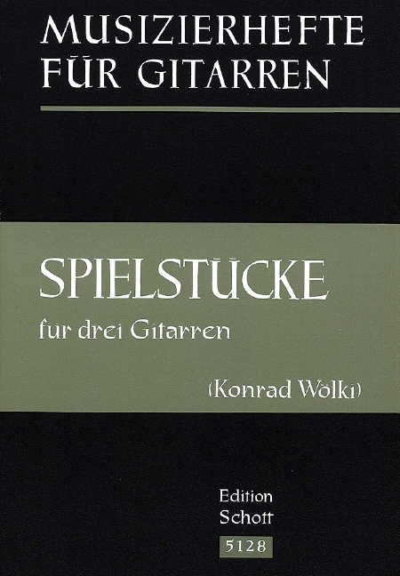 Spielstucke fur drei Gitarren (Partitur)