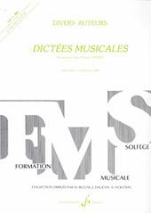 Dictées Musicales - Vol.1 (Elève)